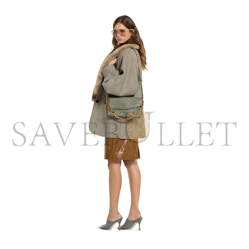 GUCCI MEDIUM SHOULDER BAG WITH CHAIN 857622 (28*16*7cm)